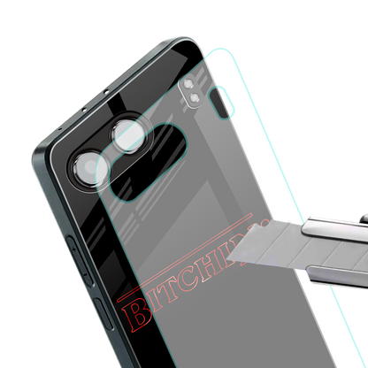 bitchin back phone cover | glass case for oneplus nord 4