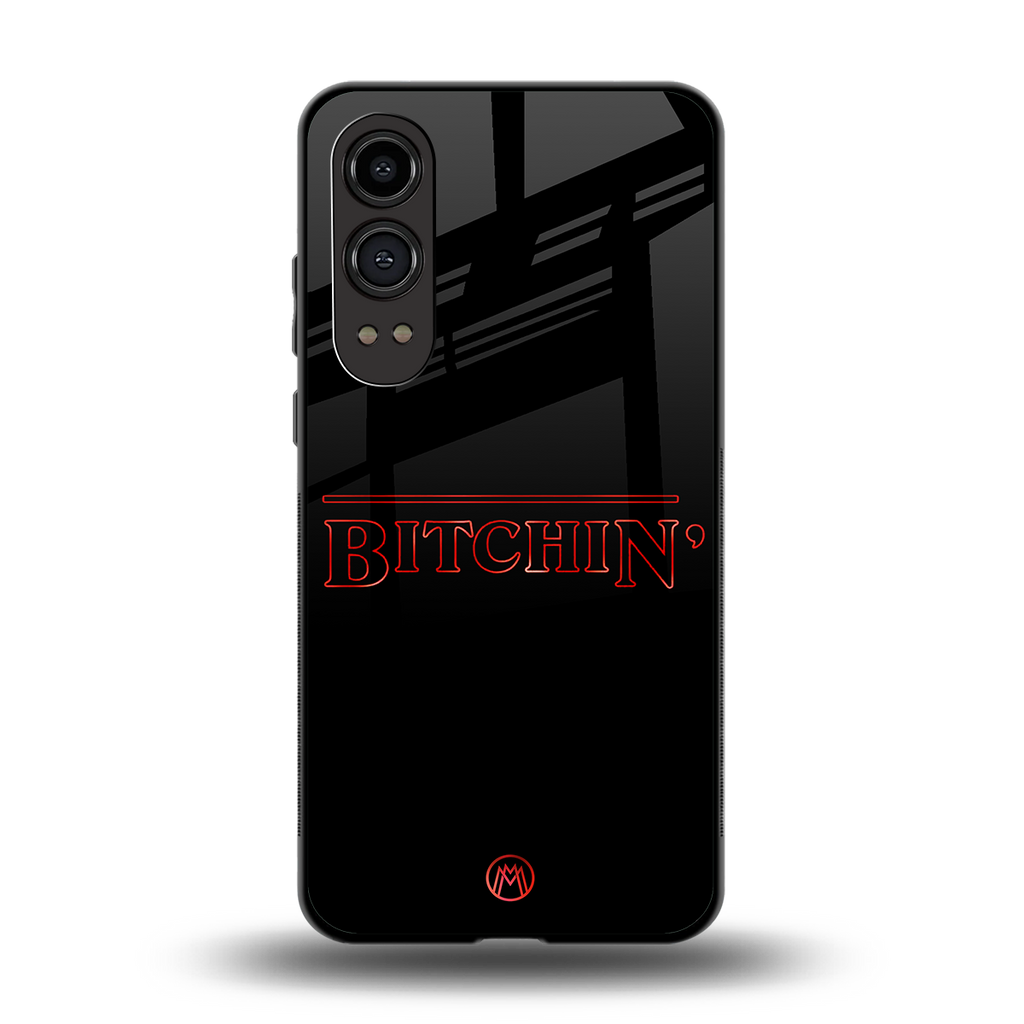 bitchin back phone cover | glass case for oneplus nord ce 4 lite