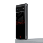 bitchin back phone cover | glass case for google pixel 6