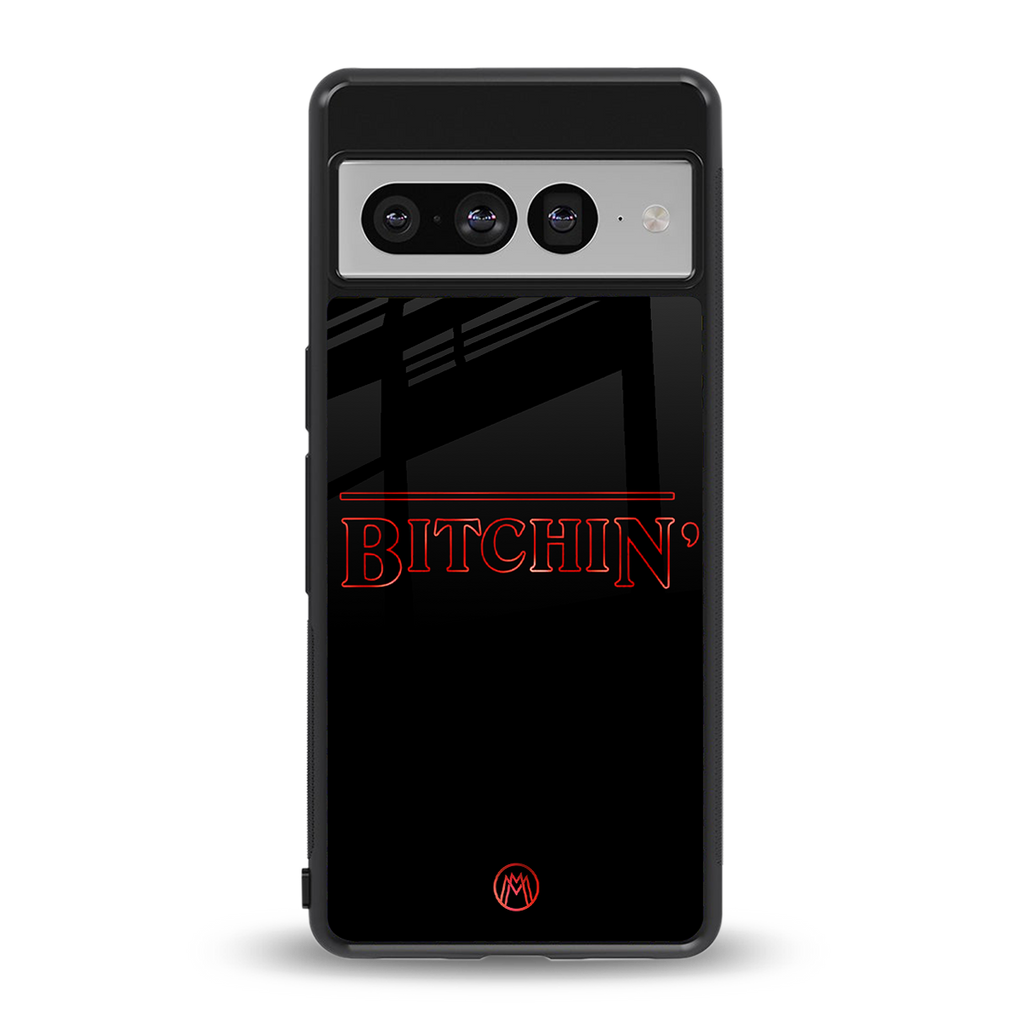 bitchin back phone cover | glass case for google pixel 7 pro
