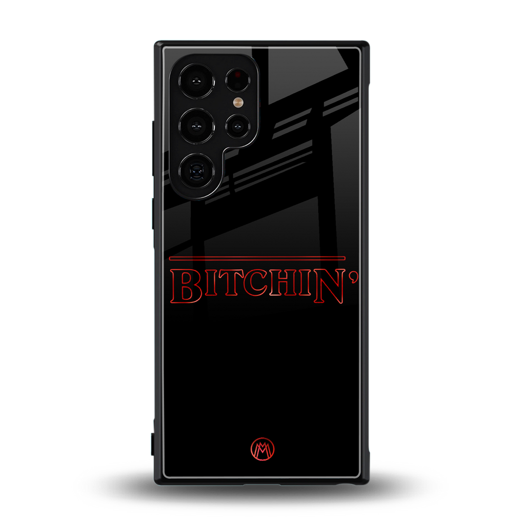 bitchin back phone cover | glass case for samsung galaxy s23 ultra