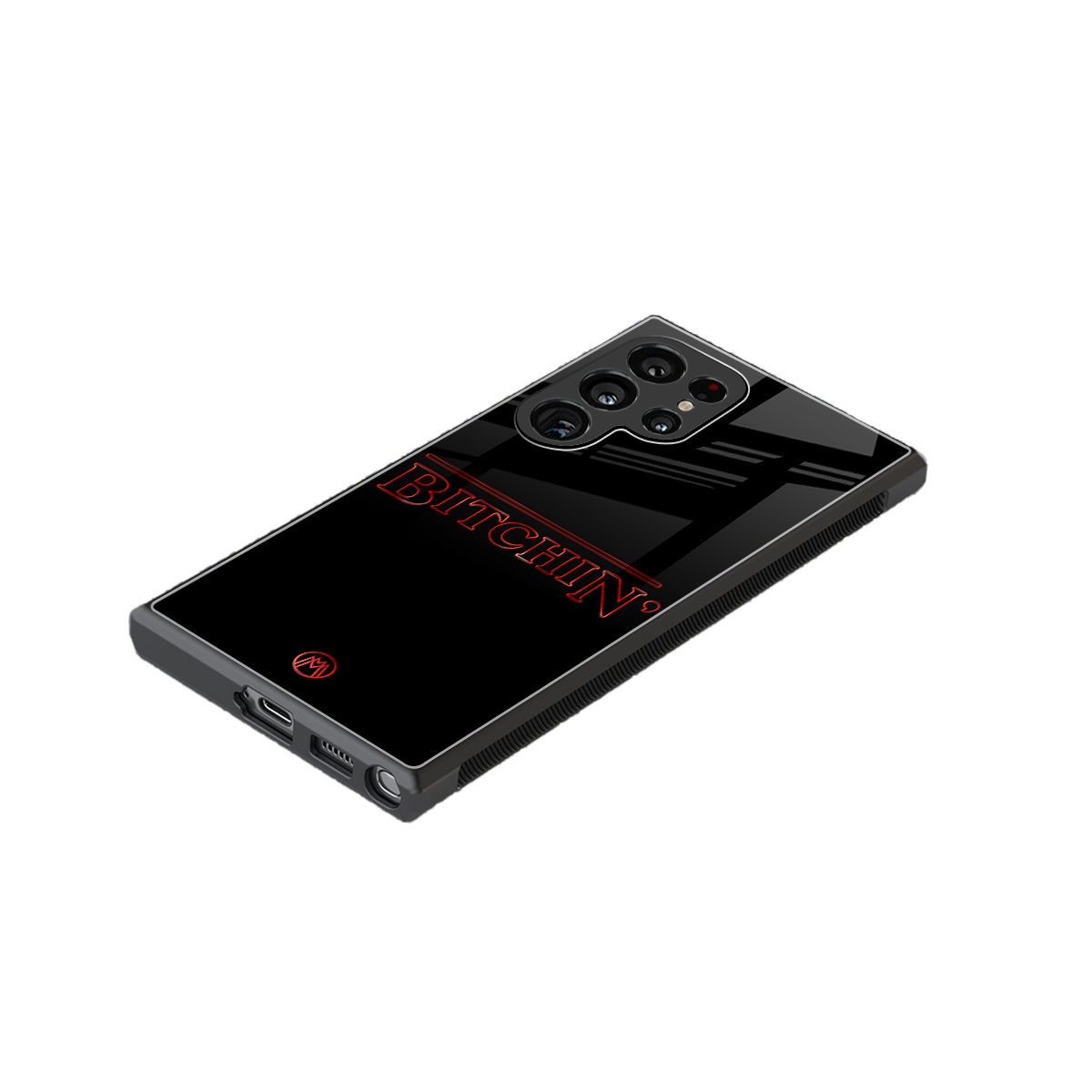 bitchin back phone cover | glass case for samsung galaxy s23 ultra