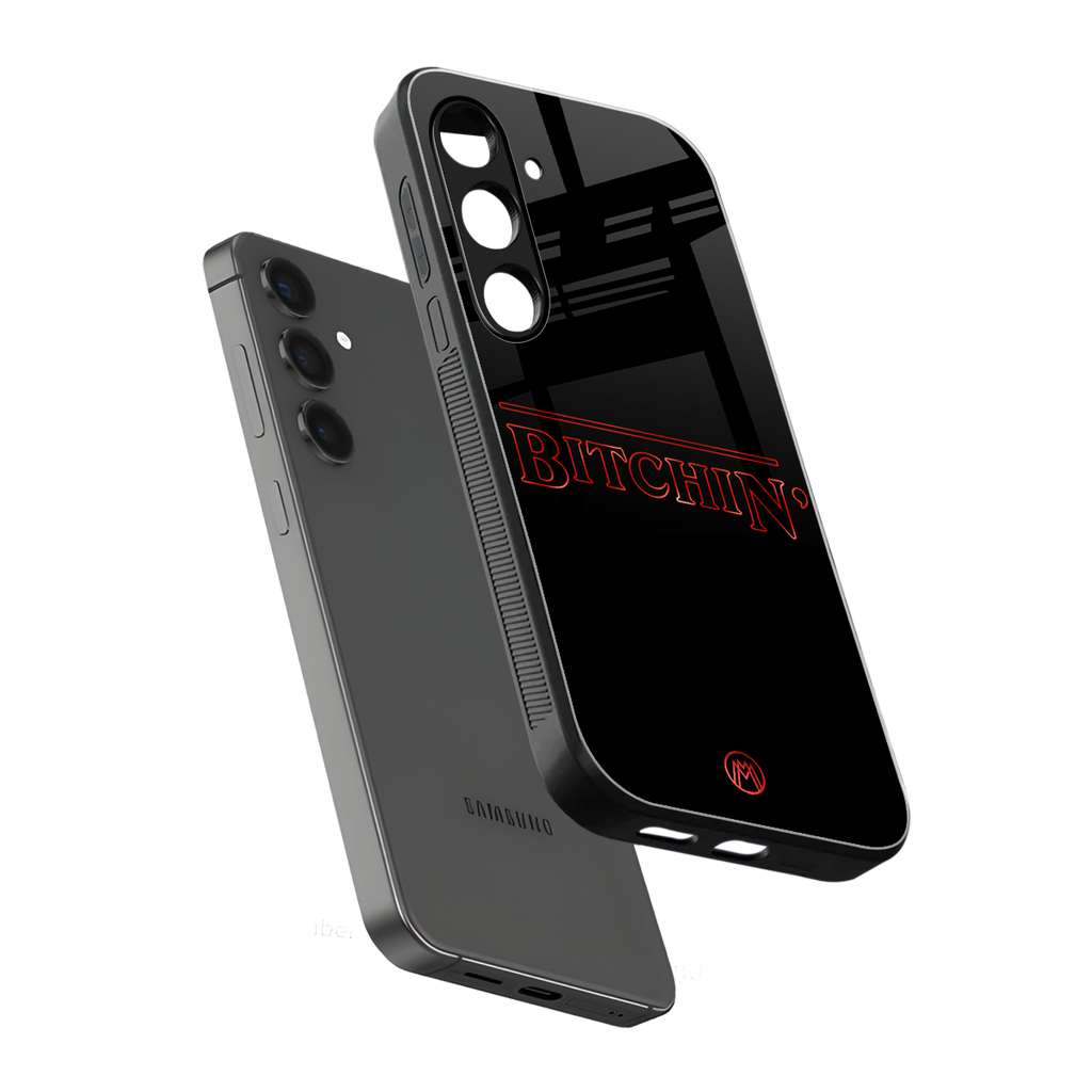 bitchin back phone cover | glass case for samsung galaxy s23