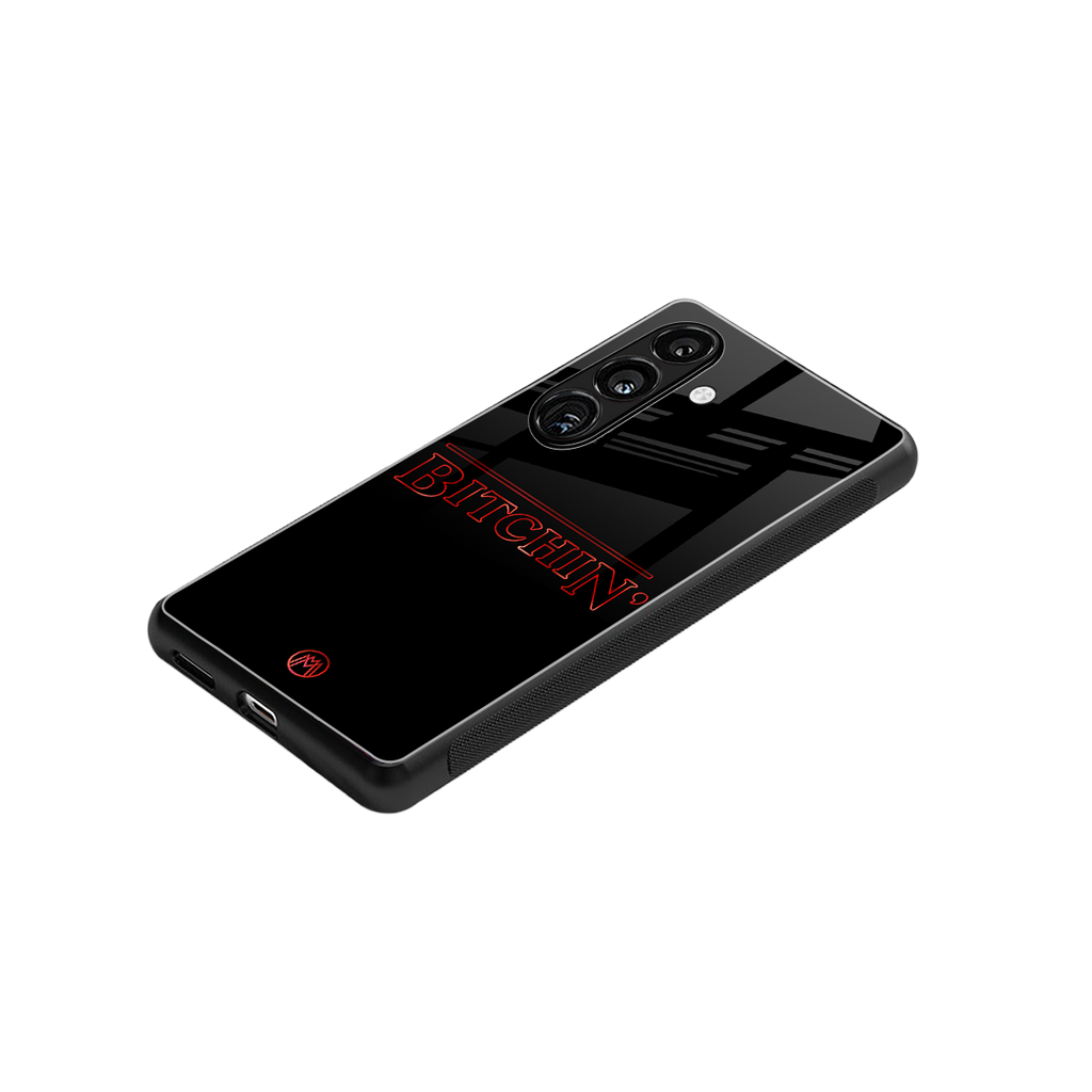 bitchin back phone cover | glass case for samsung galaxy s23 plus