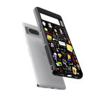 black aesthetic collage back phone cover | glass case for Google Pixel 7