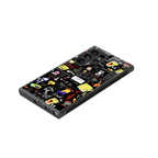 black aesthetic collage back phone cover | glass case for samsung galaxy s24 ultra