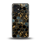 black blue tile marble back phone cover | glass case for nothing phone 1