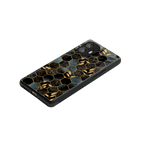 black blue tile marble back phone cover | glass case for nothing phone 2