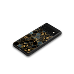 black blue tile marble back phone cover | glass case for Google Pixel 6A