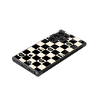 black cherries check pattern back phone cover | glass case for samsung galaxy s24 ultra
