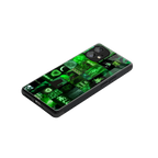 black green aesthetic collage back phone cover | glass case for nothing phone 1