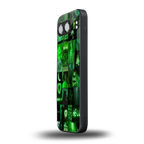 black green aesthetic collage back phone cover | glass case for oneplus nord 4