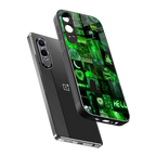 black green aesthetic collage back phone cover | glass case for oneplus nord ce 4 lite