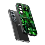 black green aesthetic collage back phone cover | glass case for oneplus nord ce 4