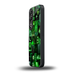 black green aesthetic collage back phone cover | glass case for oneplus nord ce 4