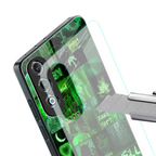 black green aesthetic collage back phone cover | glass case for oneplus nord ce 4