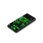 black green aesthetic collage back phone cover | glass case for Google Pixel 6A