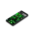 black green aesthetic collage back phone cover | glass case for Google Pixel 7