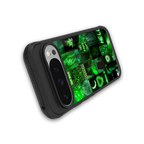 black green aesthetic collage back phone cover | glass case for google pixel 9 pro