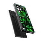 black green aesthetic collage back phone cover | glass case for samsung galaxy s25 ultra