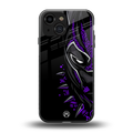 black panther superhero back phone cover | glass case for iphone 13 mini
