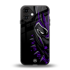 black panther superhero back phone cover | glass case for iphone 16