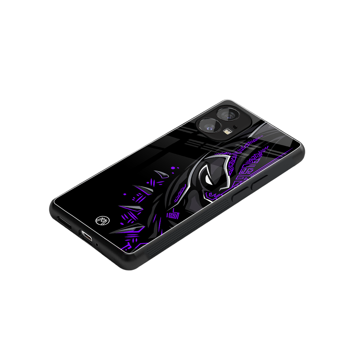 black panther superhero back phone cover | glass case for nothing phone 1