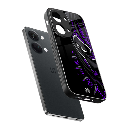 black panther superhero back phone cover | glass case for oneplus nord 3