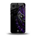 black panther superhero back phone cover | glass case for oneplus nord 4