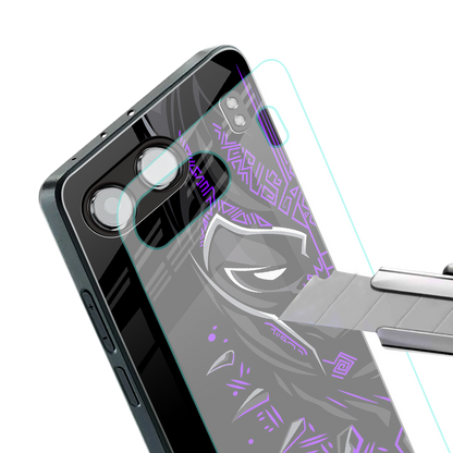black panther superhero back phone cover | glass case for oneplus nord 4