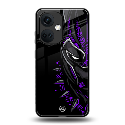black panther superhero back phone cover | glass case for oneplus nord ce 3