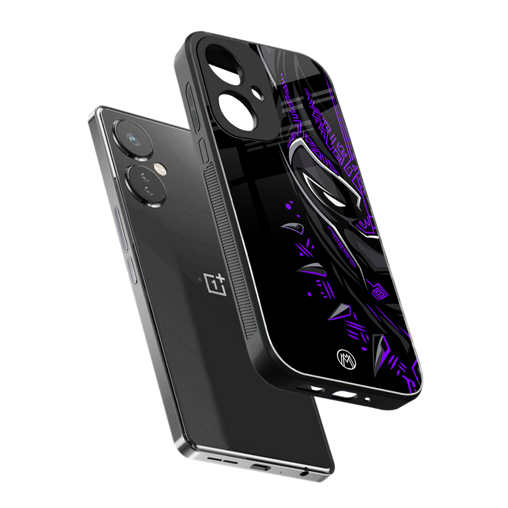 black panther superhero back phone cover | glass case for oneplus nord ce 3