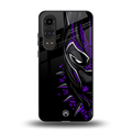 black panther superhero back phone cover | glass case for oneplus nord ce 4 lite