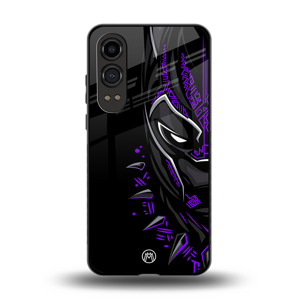black panther superhero back phone cover | glass case for oneplus nord ce 4 lite