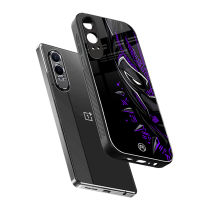 black panther superhero back phone cover | glass case for oneplus nord ce 4 lite