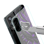 black panther superhero back phone cover | glass case for oneplus nord ce 4 lite