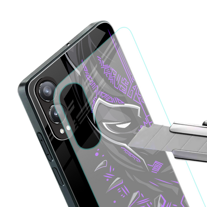 black panther superhero back phone cover | glass case for oneplus nord ce 4 lite