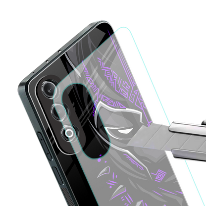 black panther superhero back phone cover | glass case for oneplus nord ce 4