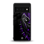 black panther superhero back phone cover | glass case for google pixel 6 pro