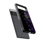 black panther superhero back phone cover | glass case for google pixel 6 pro