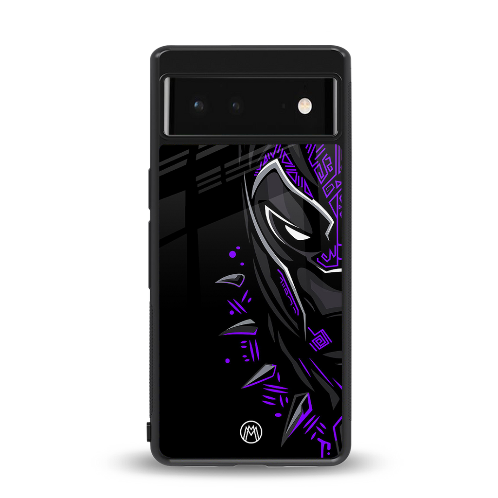 black panther superhero back phone cover | glass case for Google Pixel 6A
