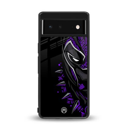 black panther superhero back phone cover | glass case for Google Pixel 6A