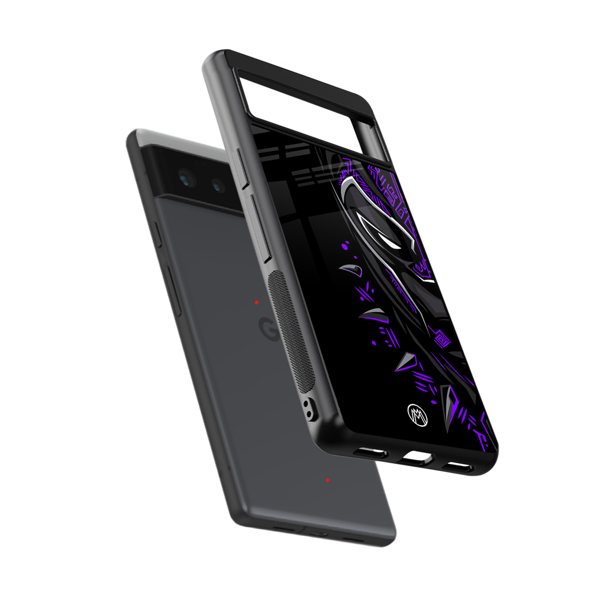 black panther superhero back phone cover | glass case for google pixel 6