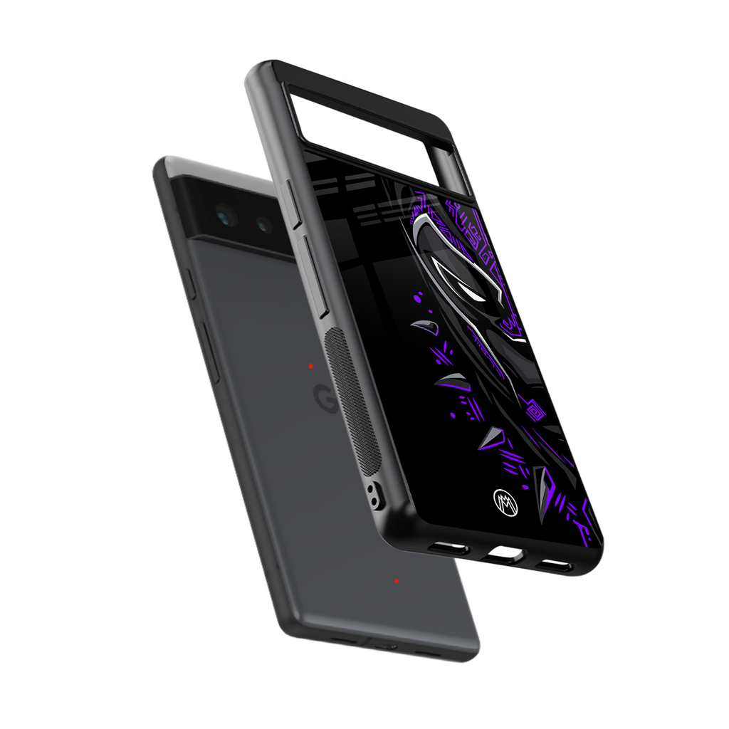 black panther superhero back phone cover | glass case for Google Pixel 6A