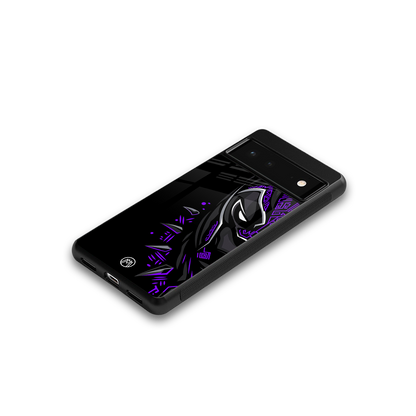 black panther superhero back phone cover | glass case for Google Pixel 6A