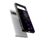 black panther superhero back phone cover | glass case for google pixel 7 pro