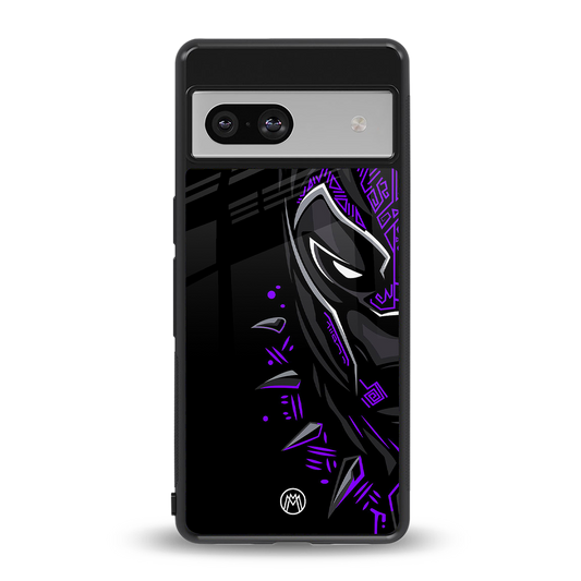 black panther superhero back phone cover | glass case for Google Pixel 7