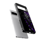 black panther superhero back phone cover | glass case for google pixel 8 pro