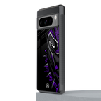 black panther superhero back phone cover | glass case for google pixel 8 pro