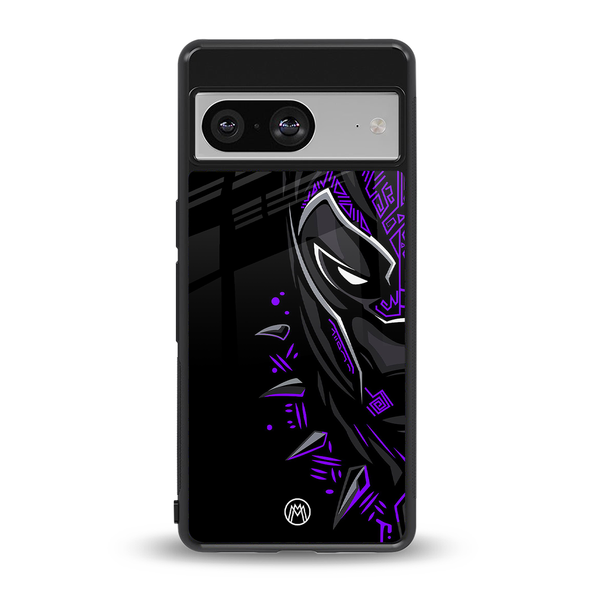 black panther superhero back phone cover | glass case for Google Pixel 8